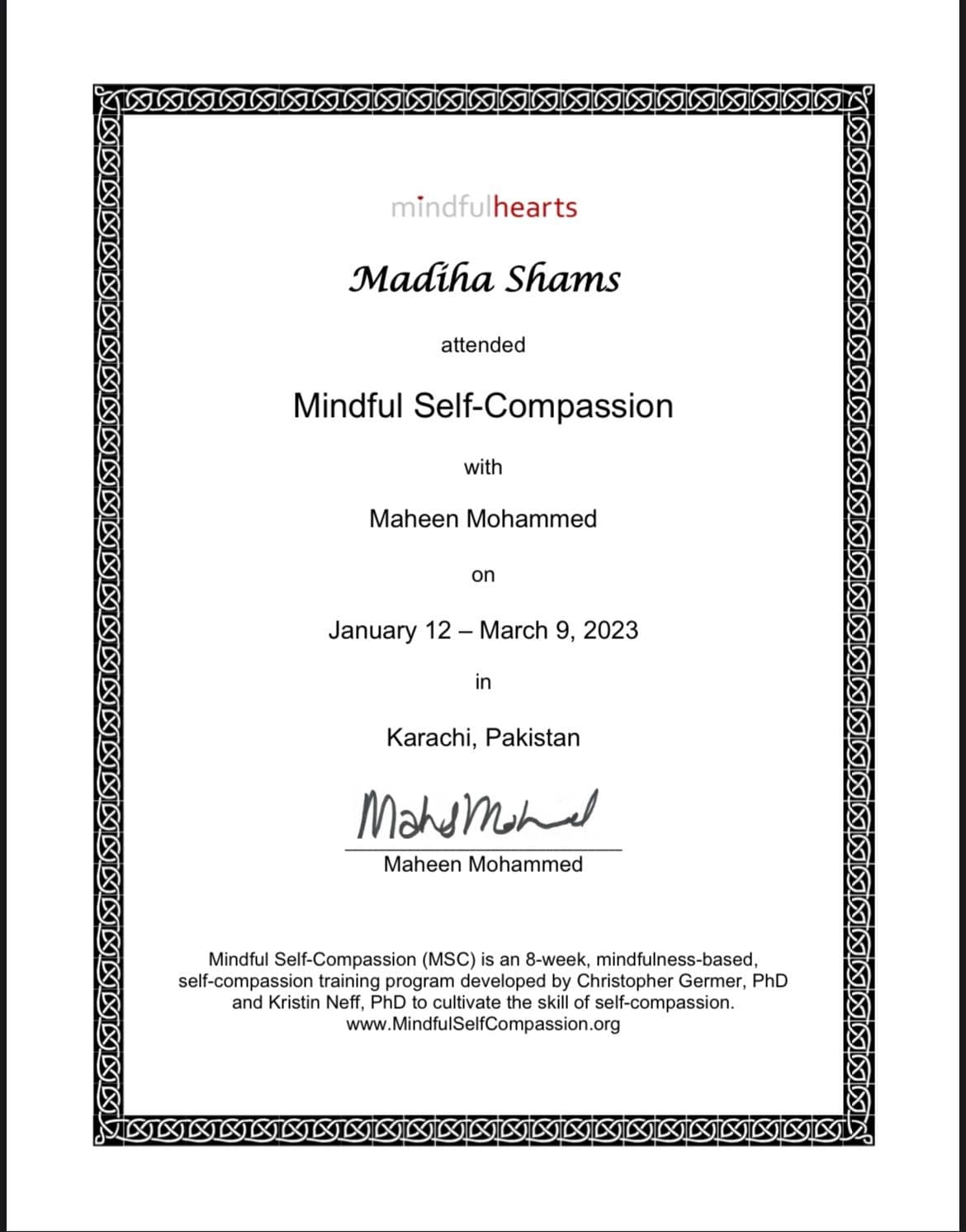 Mind Therapy Certification